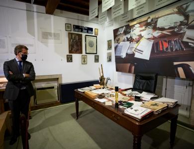 El Presidente de la Xunta de Galicia en la Fundación Camilo José Cela